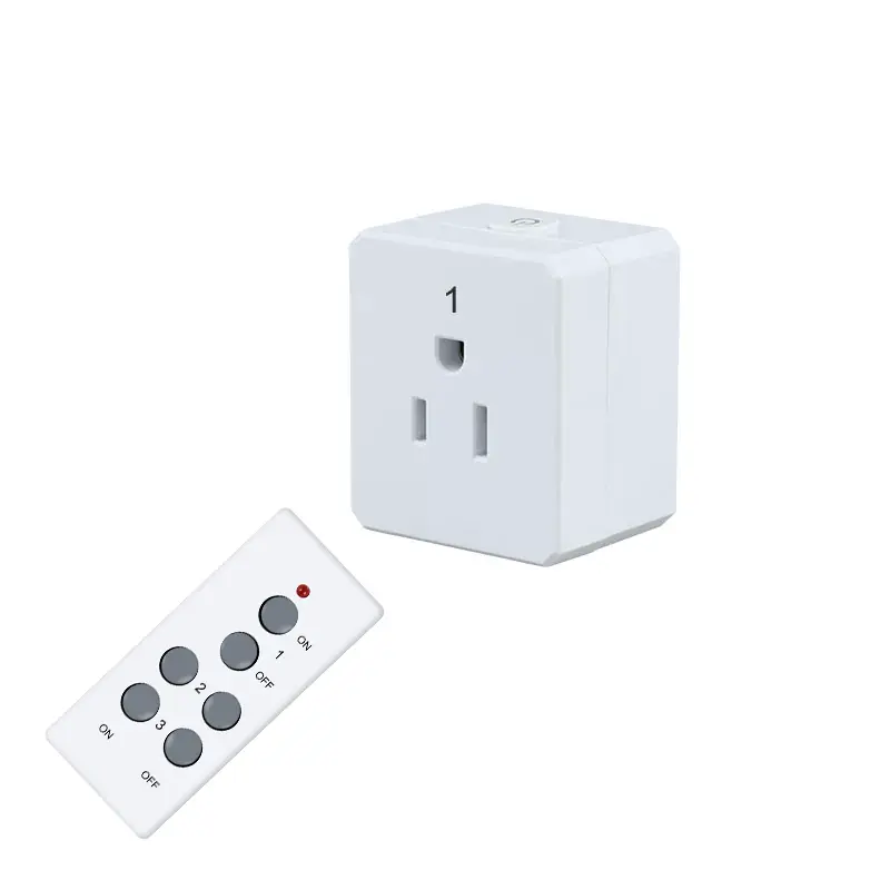 RF433 Mhz وائرلیس یو ایس ریموٹ کنٹرول ساکٹ